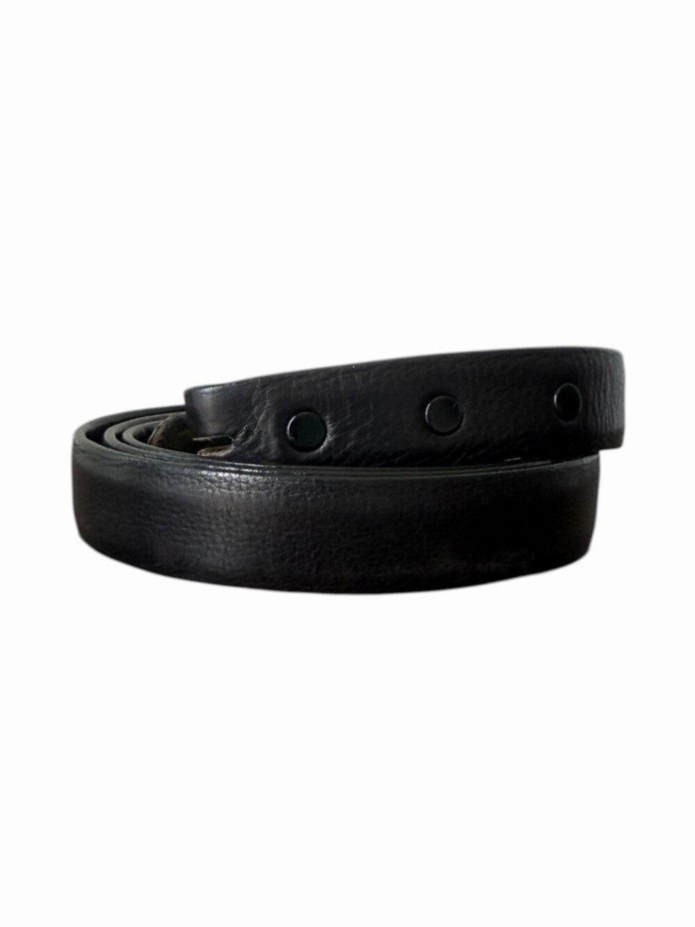 Tom Taylor Custom Black Leather Men's Santa Fe Belt